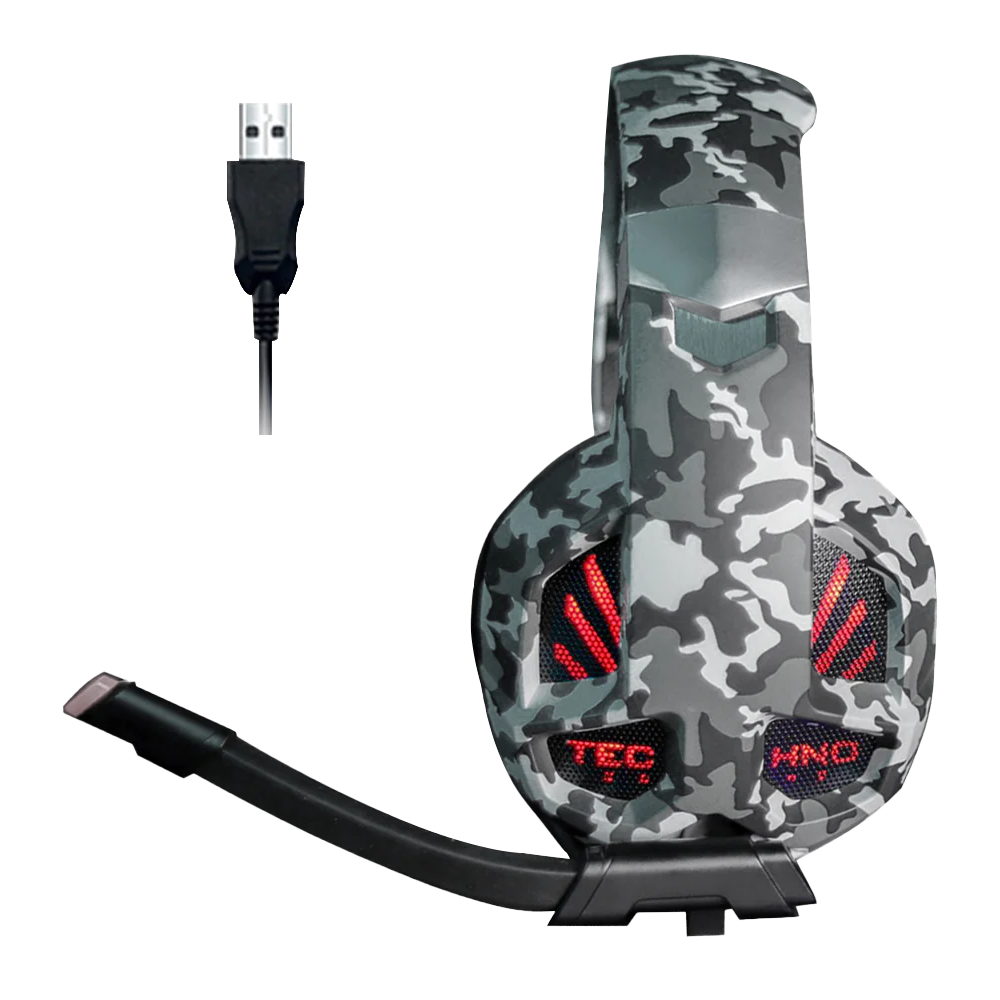 Headphone Wired Techno Zone K-60 (USB 7.1)