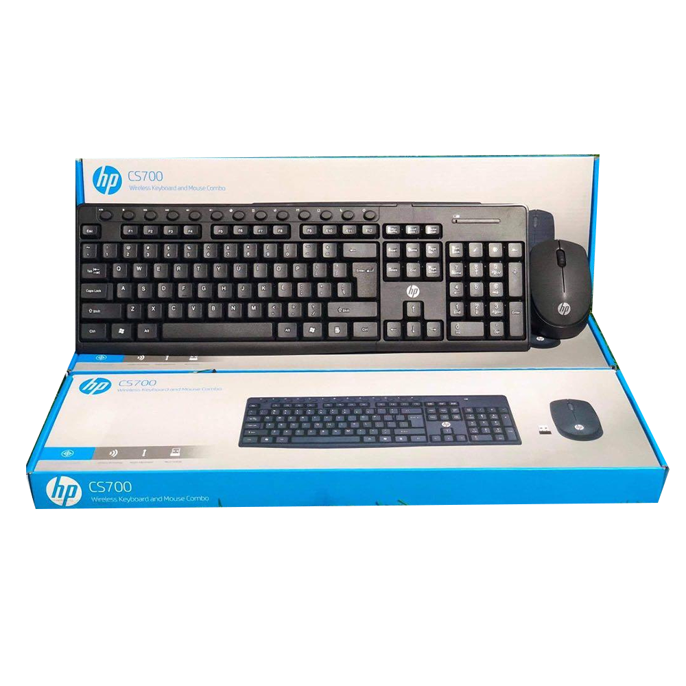 Keyboard + Mouse Wireless HP Cs700