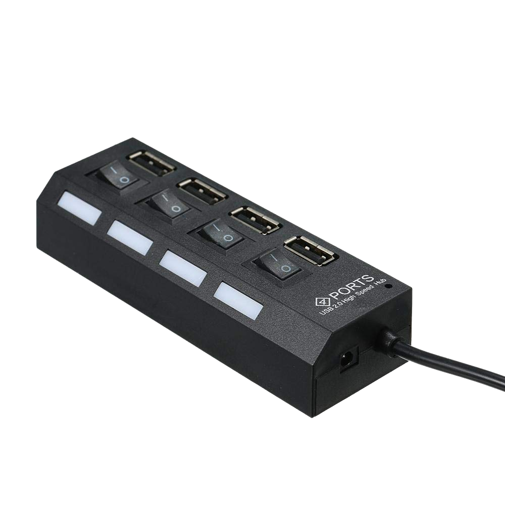 Hub USB 2.0 4Port Random + Switch