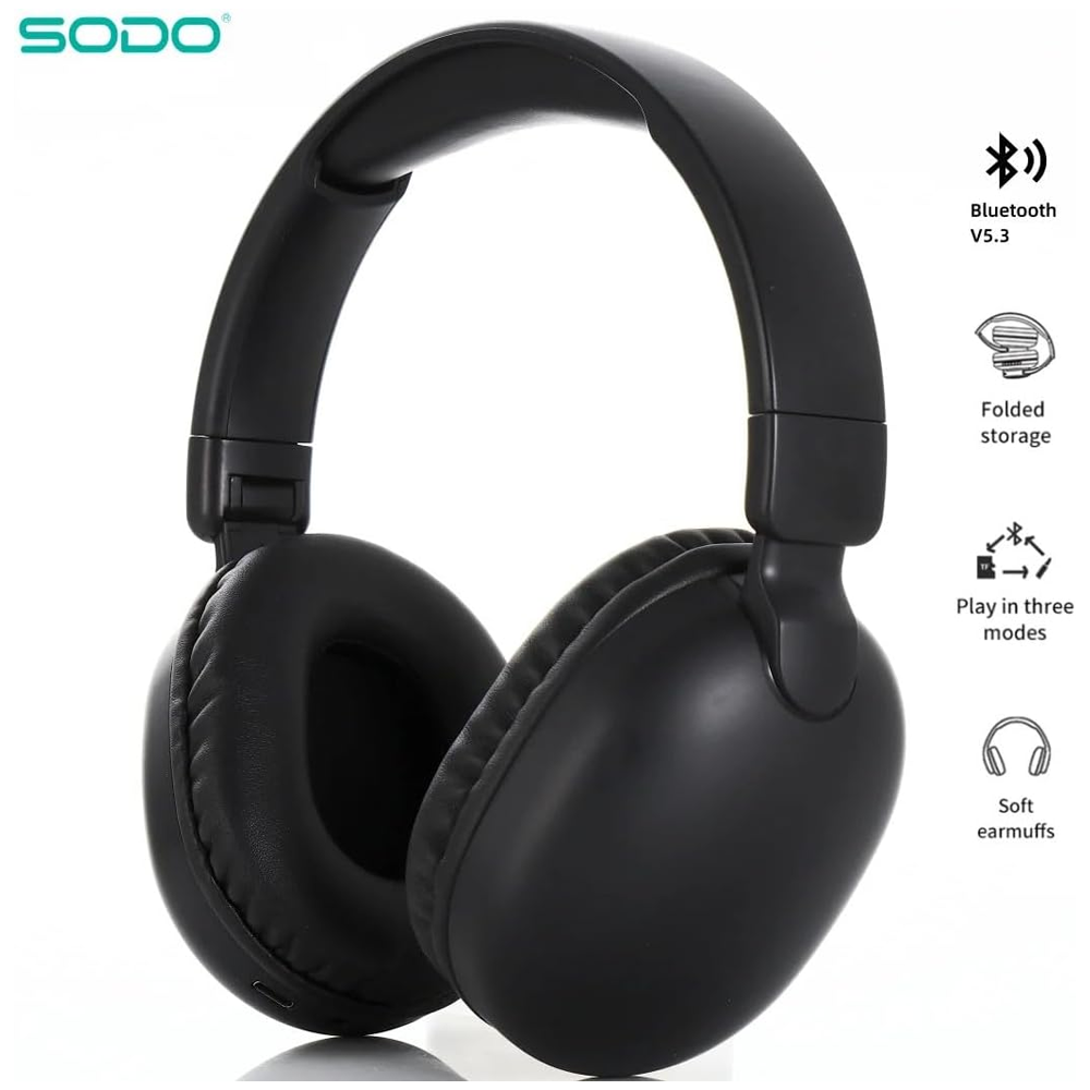 Headphone Bluetooth SODO SD1101 - Black