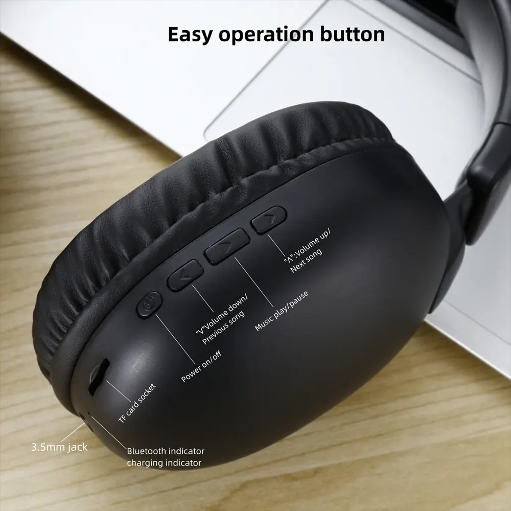 Headphone Bluetooth SODO SD1101 - Black