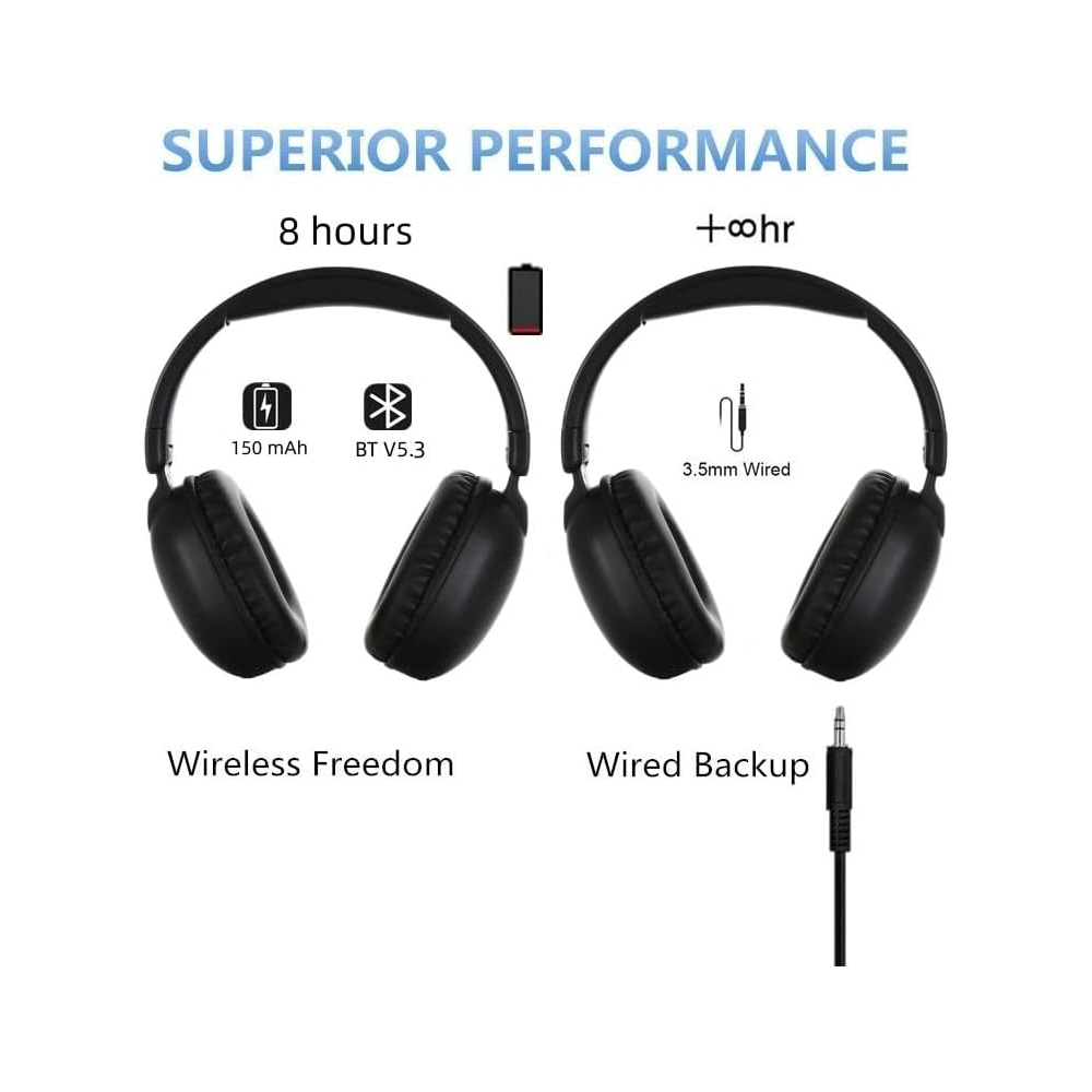 Headphone Bluetooth SODO SD1101 - Black