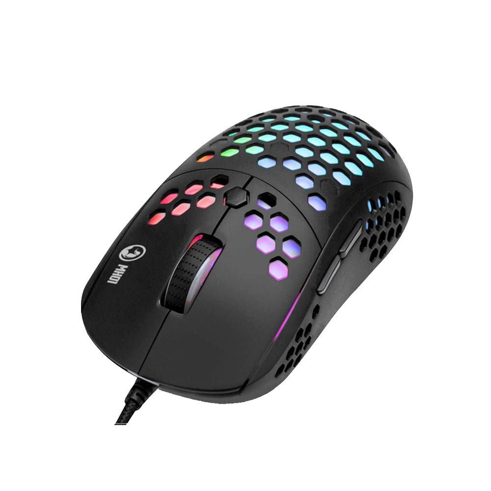 Headphone Wired Marvo MH01 (2 x 3.5mm - USB Led Light) + Mouse Gaming Combo