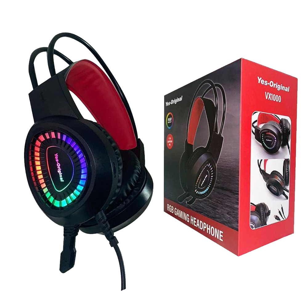 Headphone Wired Yes-Original VX1000 (Two Socket + USB)