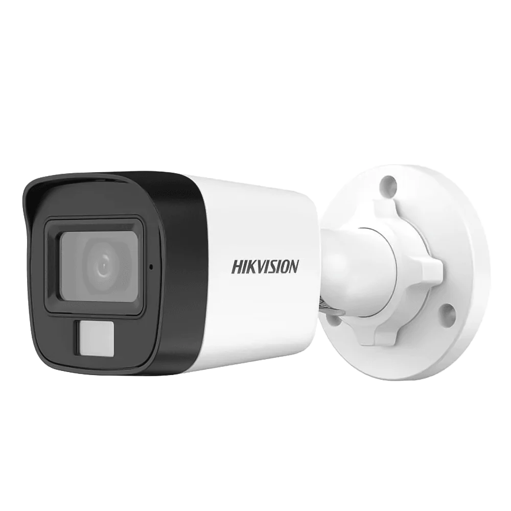 Security Cam Outdoor Hikvision DS-2CE16D0T-LPTS 2MP 3.6MM (Color Niew - Mic)