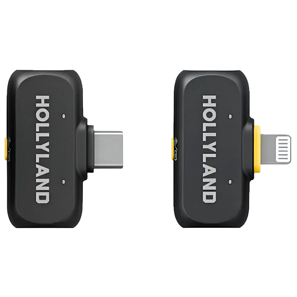 Hollyland Lark A1 Combo (Type-C + Lightning) Wireless Lavalier Microphone System - Space Gray