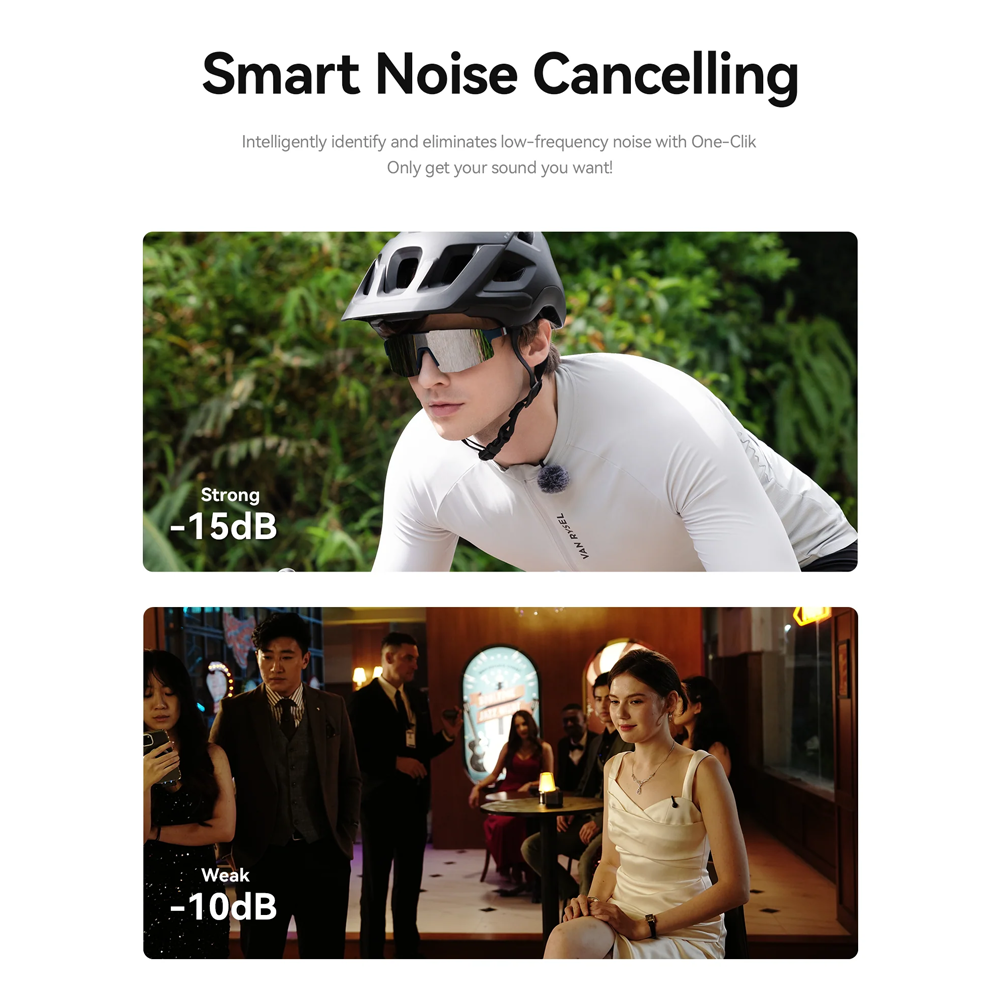 Hollyland Lark M2S Wireless Lavalir Microphone Combo - Space Gray