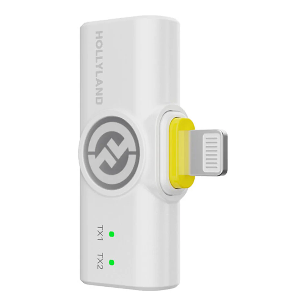 Hollyland Lark M2 Wireless Lavalir Microphone Combo - Ivory White