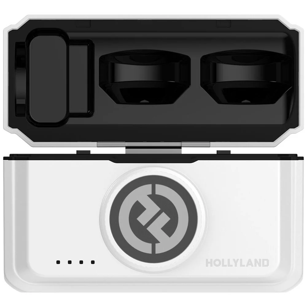 Hollyland Lark M2 Wireless Lavalir Microphone Combo - Ivory White