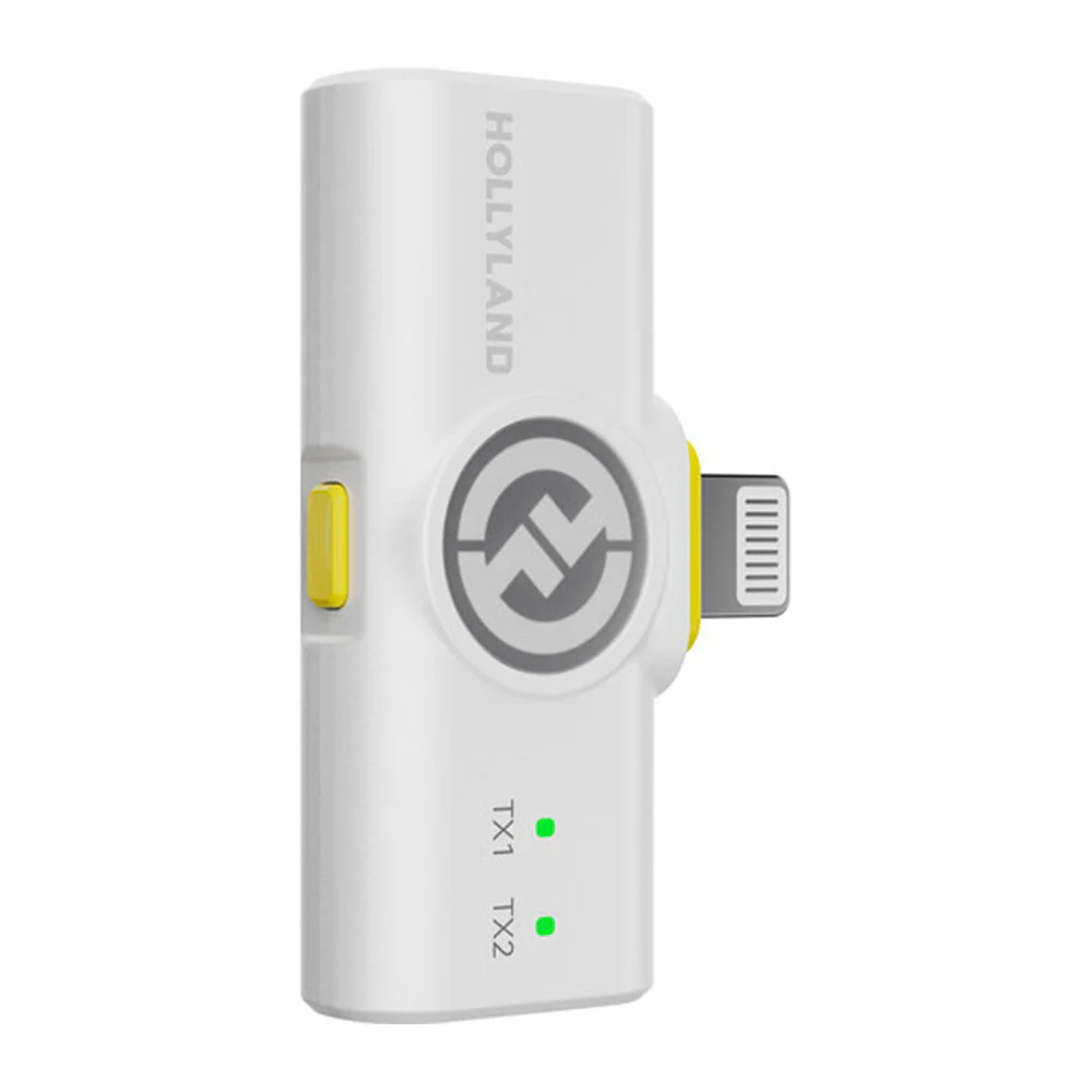 Hollyland Lark M2 Wireless Lavalir Microphone Combo - Ivory White