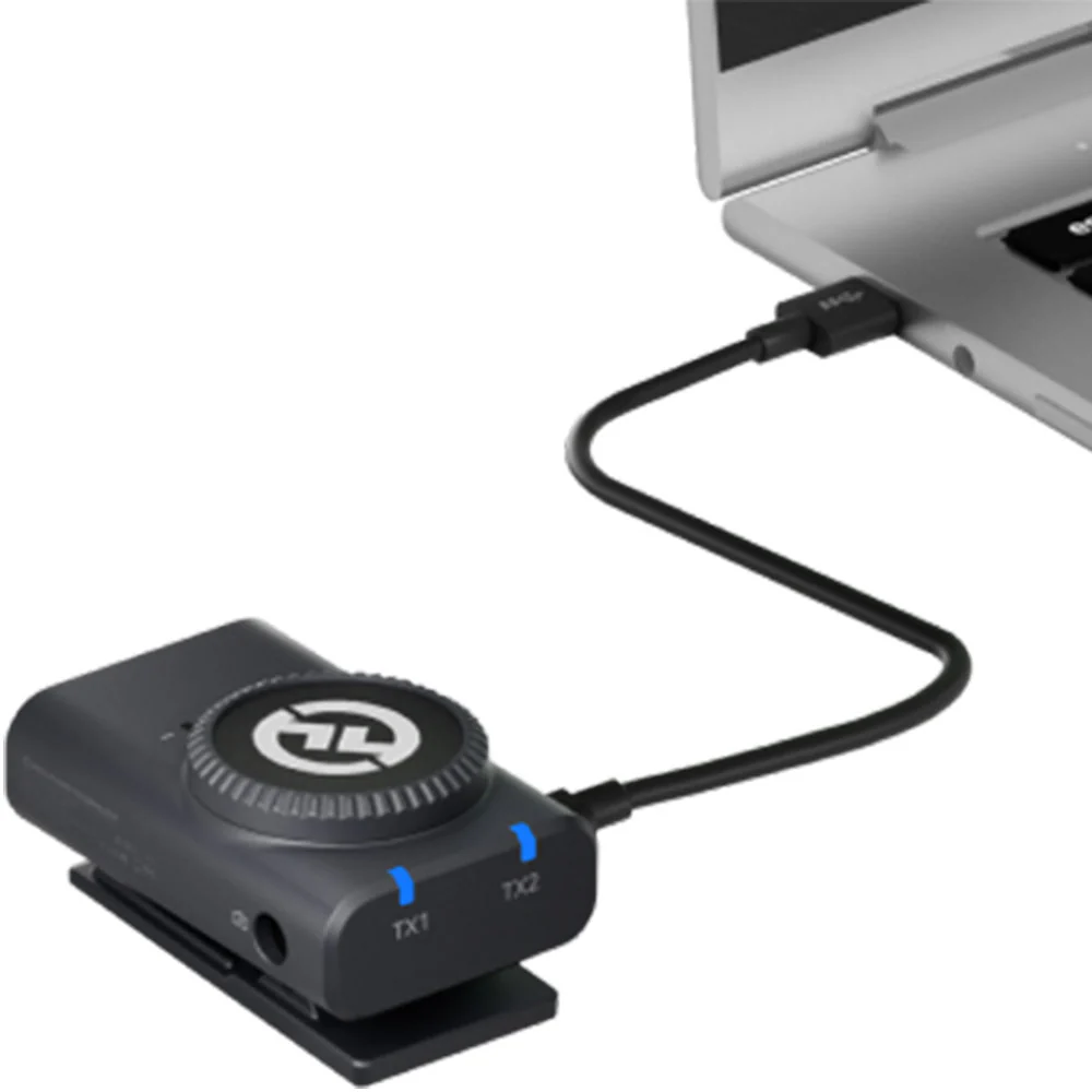 Hollyland Lark M2 Wireless Lavalier Microphone Combo - Shine Charcoal