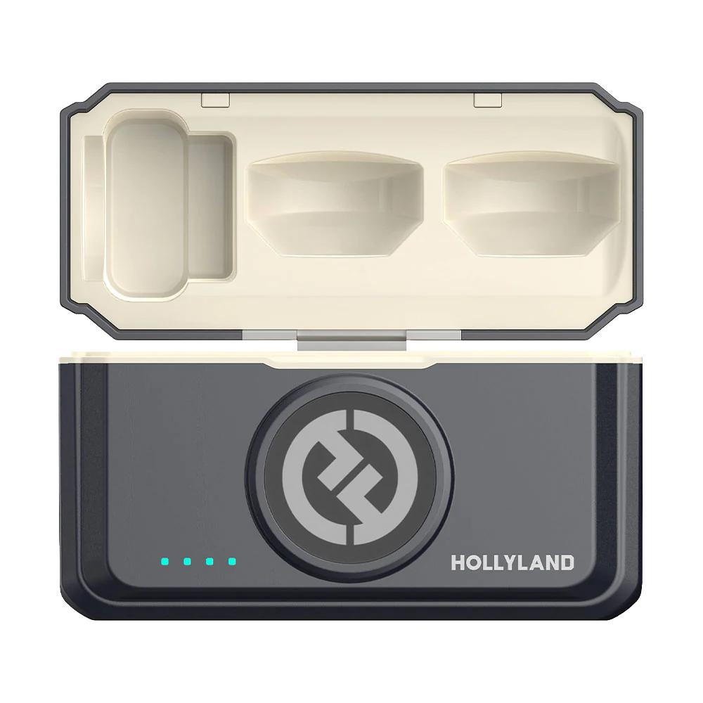 Hollyland Lark M2 Combo (Type-C + Lightning) Wireless Lavalier Microphone System - Shine Charcoal
