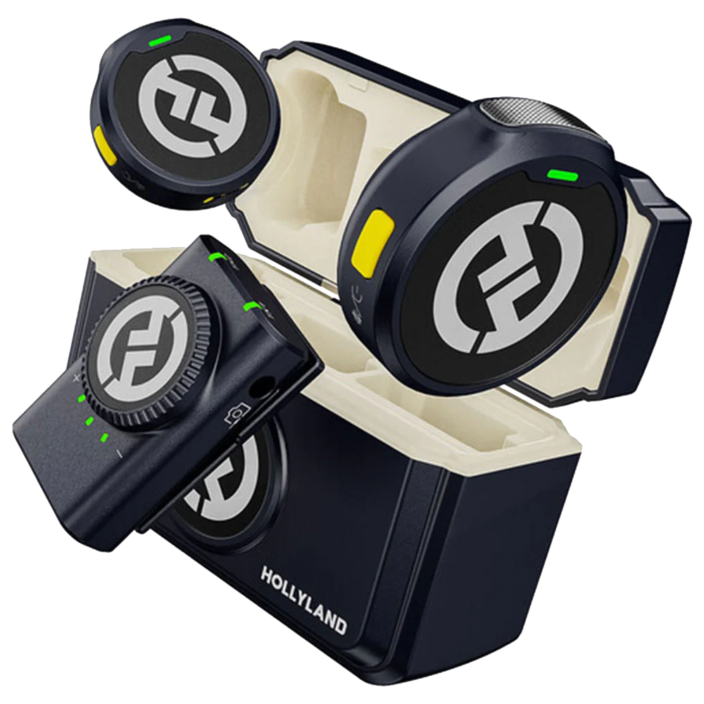 Hollyland Lark M2 Wireless Lavalier Microphone Combo - Shine Charcoal