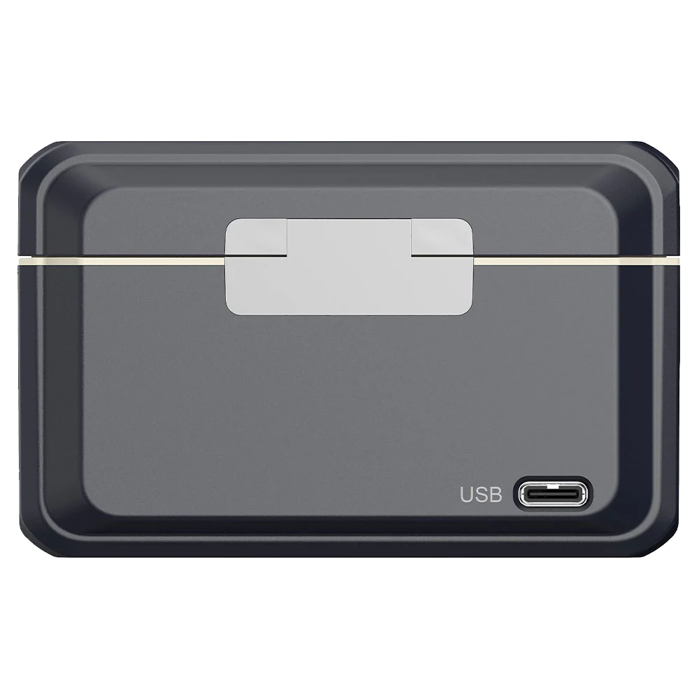 Hollyland Lark M2 Combo (Type-C + Lightning) Wireless Lavalier Microphone System - Shine Charcoal