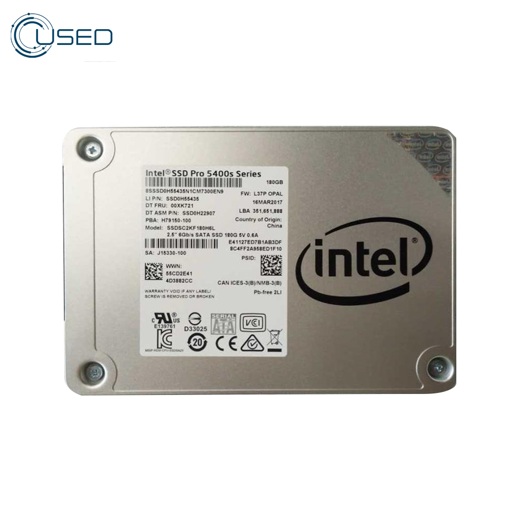 Intel 180GB 2.5 Inch SATA SSD (Original Used)