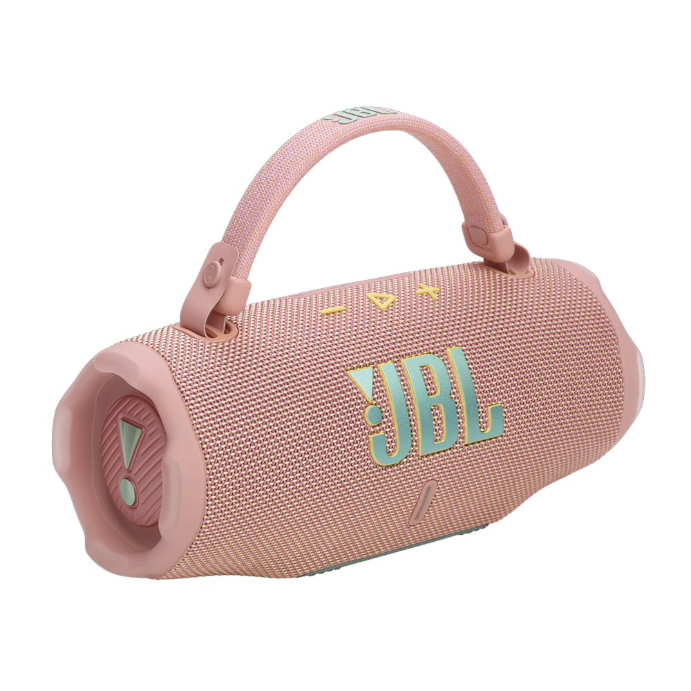JBL Charge 6 Waterproof Portable Bluetooth Speaker - Pink