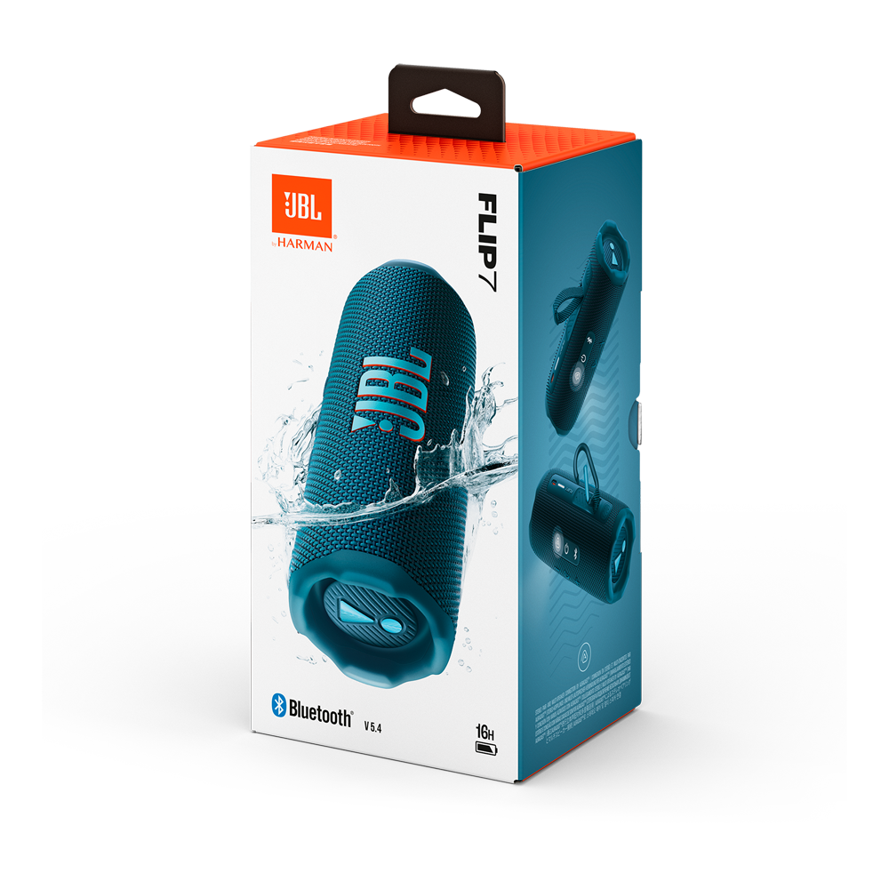 JBL Flip 7 Portable Waterproof Bluetooth Speaker – Blue