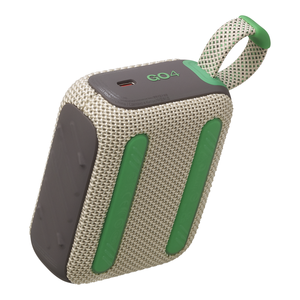 JBL Go 4 Portable Waterproof Bluetooth Speaker - Sand