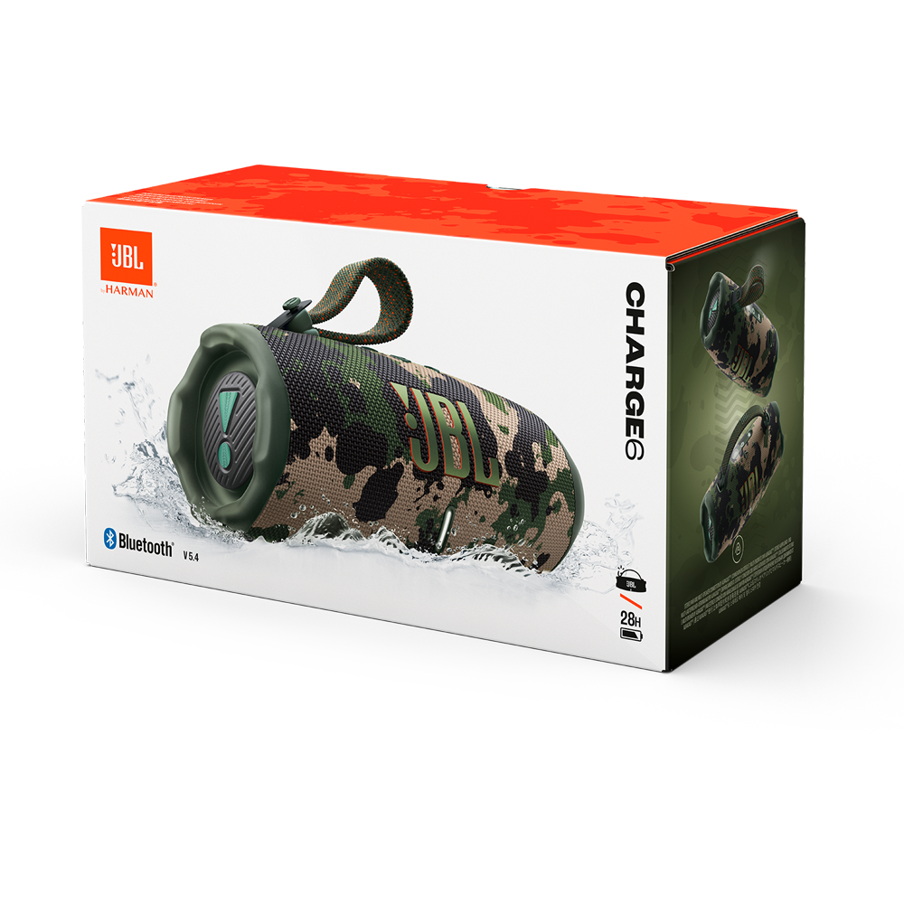 JBL Charge 6 Portable Bluetooth Speaker With Powerbank - Squad