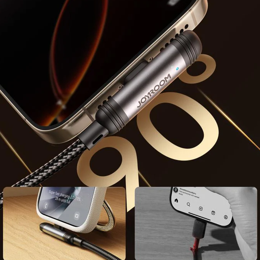 Joyroom S-A56 USB to Lightning Fast Charging Data Cable 1.2m - Black