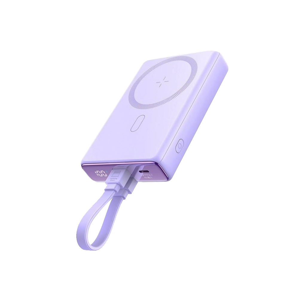 Joyroom JR-PBM01 Magnetic Wireless Power Bank 10000mAh 20W - Purple