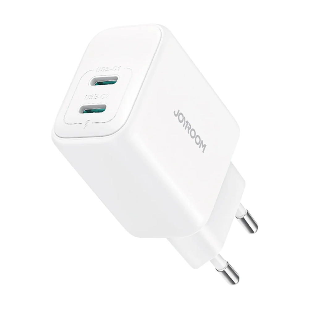 Joyroom JR-TCF12EU Dual Port Type-C 20W Charger - White