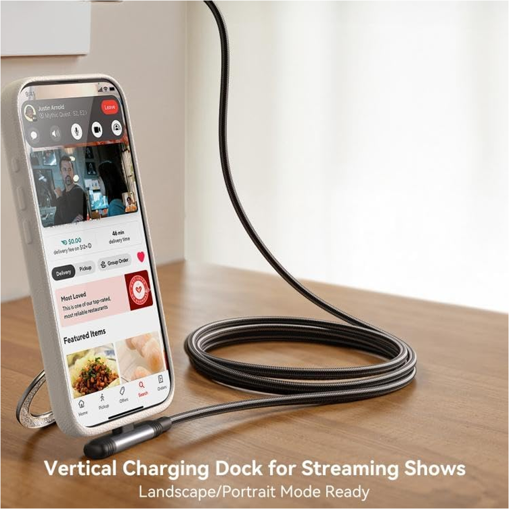 Joyroom S-A56 Type-C to Lightning 30W Fast Charging Data Cable 1.2m - Black