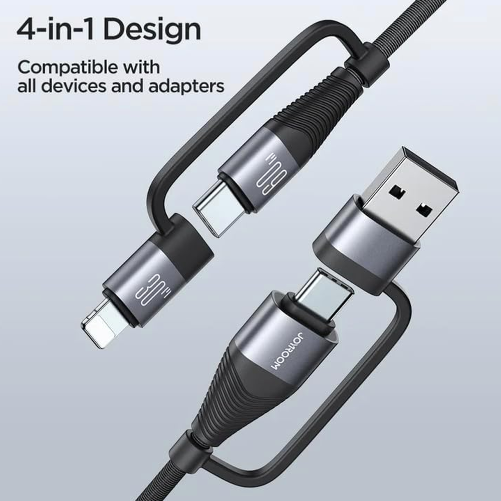 Joyroom S-A37 Multi Function Series 4-in-1 Fast Charging Data Cable 1.20m