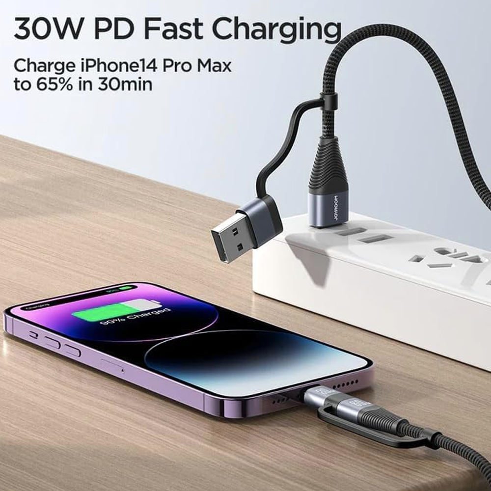 Joyroom S-A37 Multi Function Series 4-in-1 Fast Charging Data Cable 1.20m