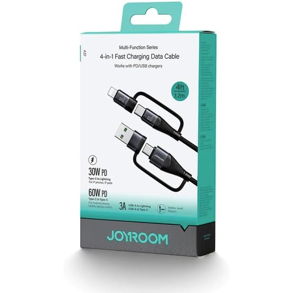 Joyroom S-A37 Multi Function Series 4-in-1 Fast Charging Data Cable 1.20m