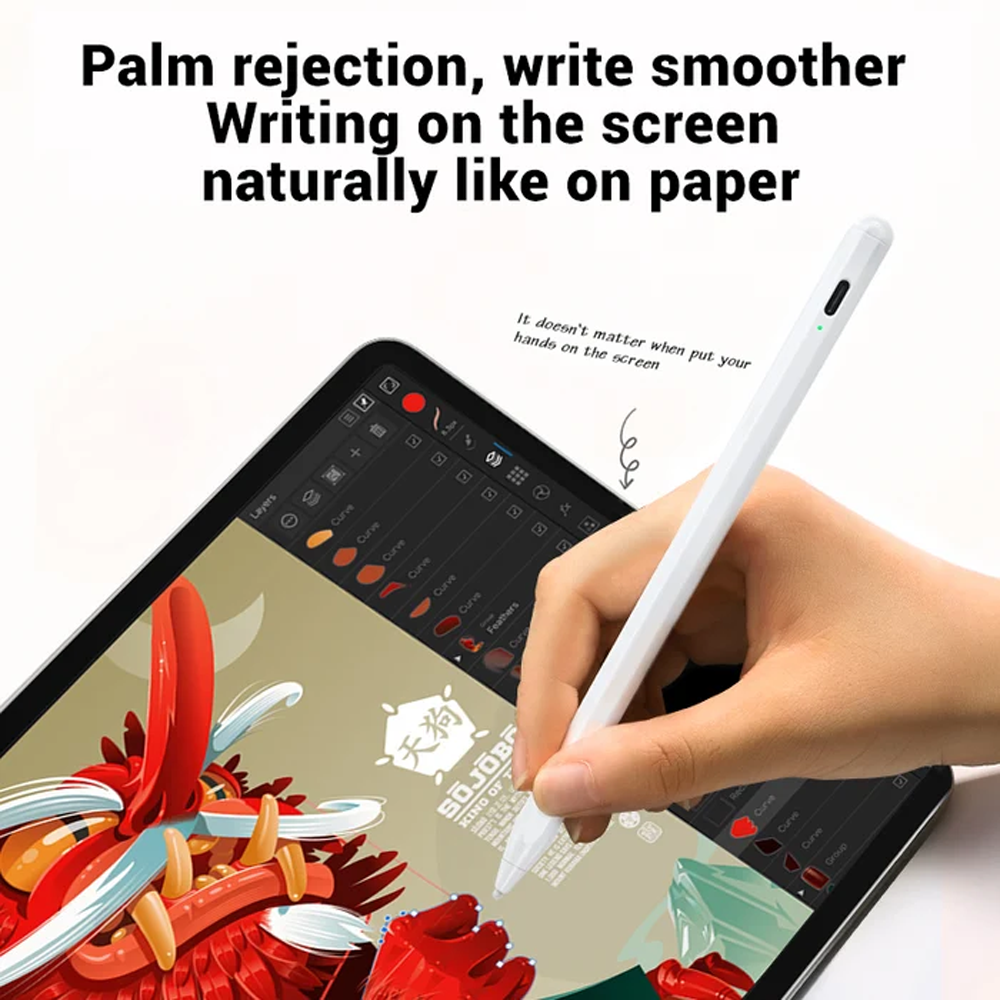 Joyroom JR-K12 Pro Active Dual-Mode Stylus Pen - White