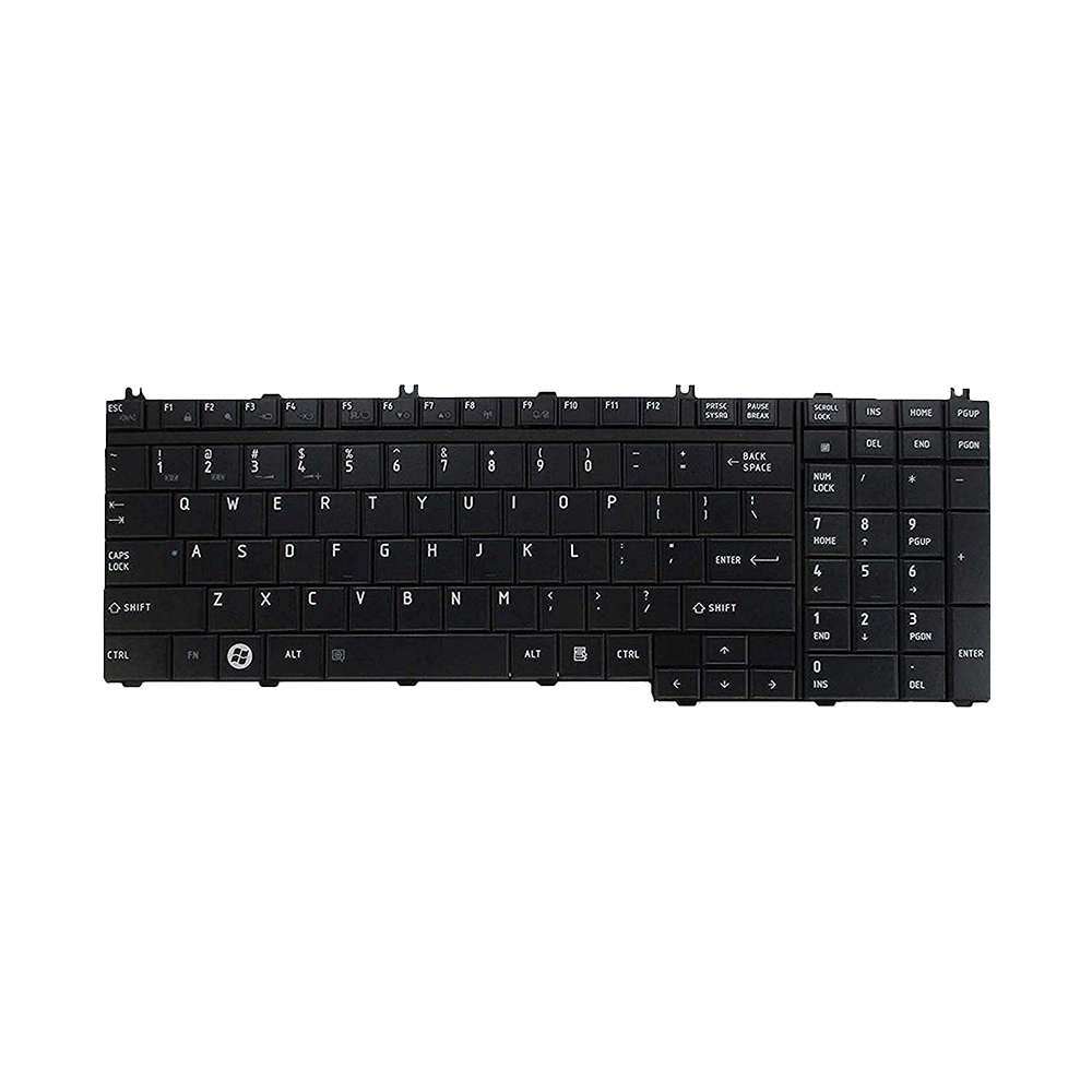 Keyboard Laptop Toshiba Satellite Full (C660 - C665 - L655 - L670 - L755 - L650 - L670 - L750 - L770)