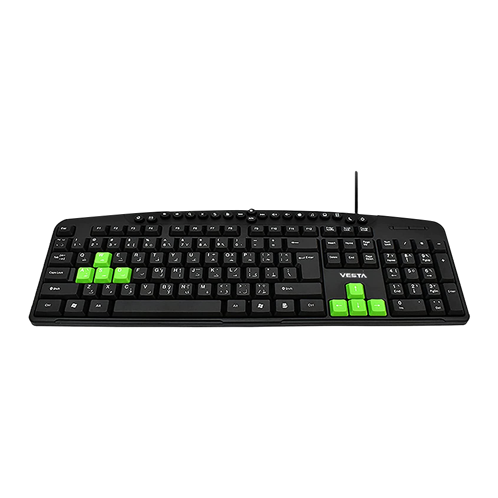 Vesta KB-47020 Wired Multimedia Keyboard
