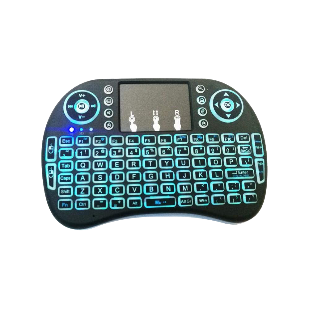 Utopia Rechargeable Bluetooth/Wireless Mini Keyboard With Touchpad Mini