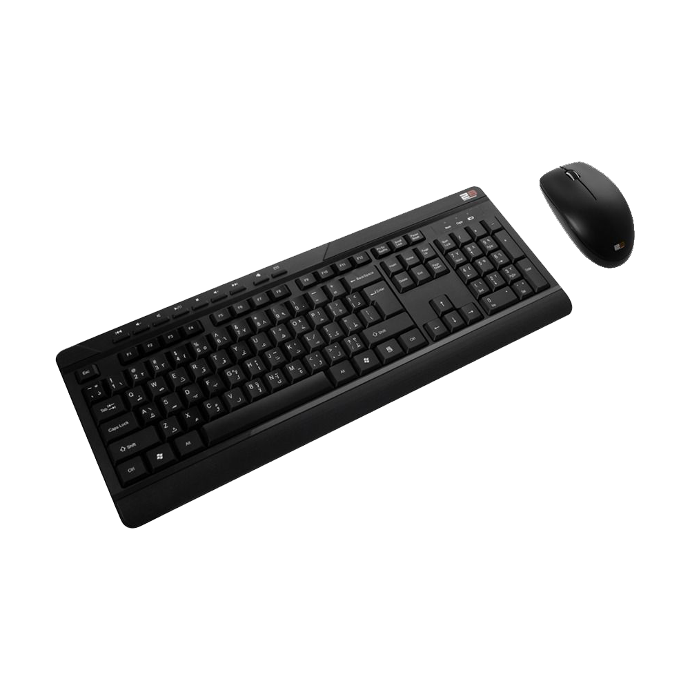 Keyboard + Mouse Wireless 2B KB443