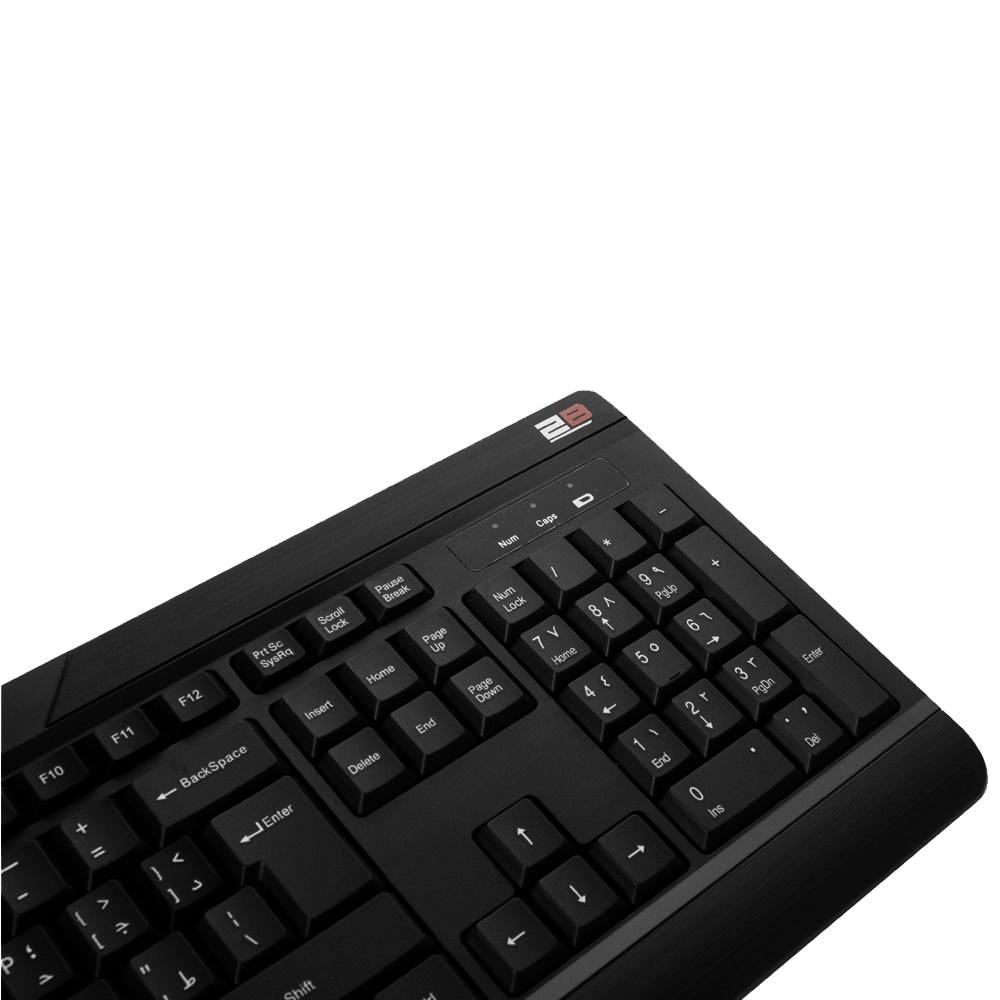 Keyboard + Mouse Wireless 2B KB443