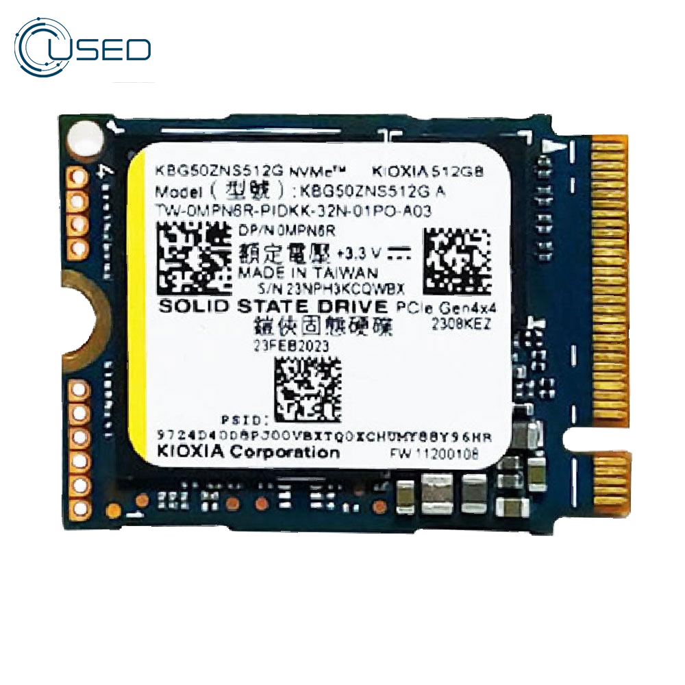 Kioxia 512GB NVMe M.2 SSD 2230 (Original Used)
