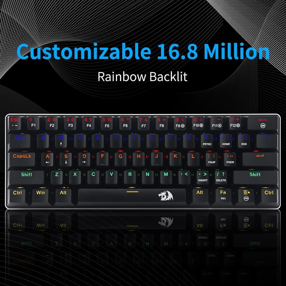 Redragon Jax K613-KB Blue Switch Wired Mechanical Gaming Keyboard