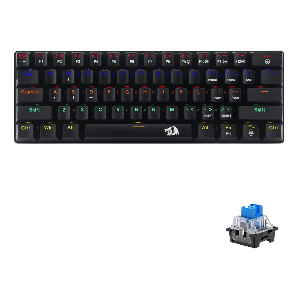 Redragon Jax K613-KB Blue Switch Wired Mechanical Gaming Keyboard