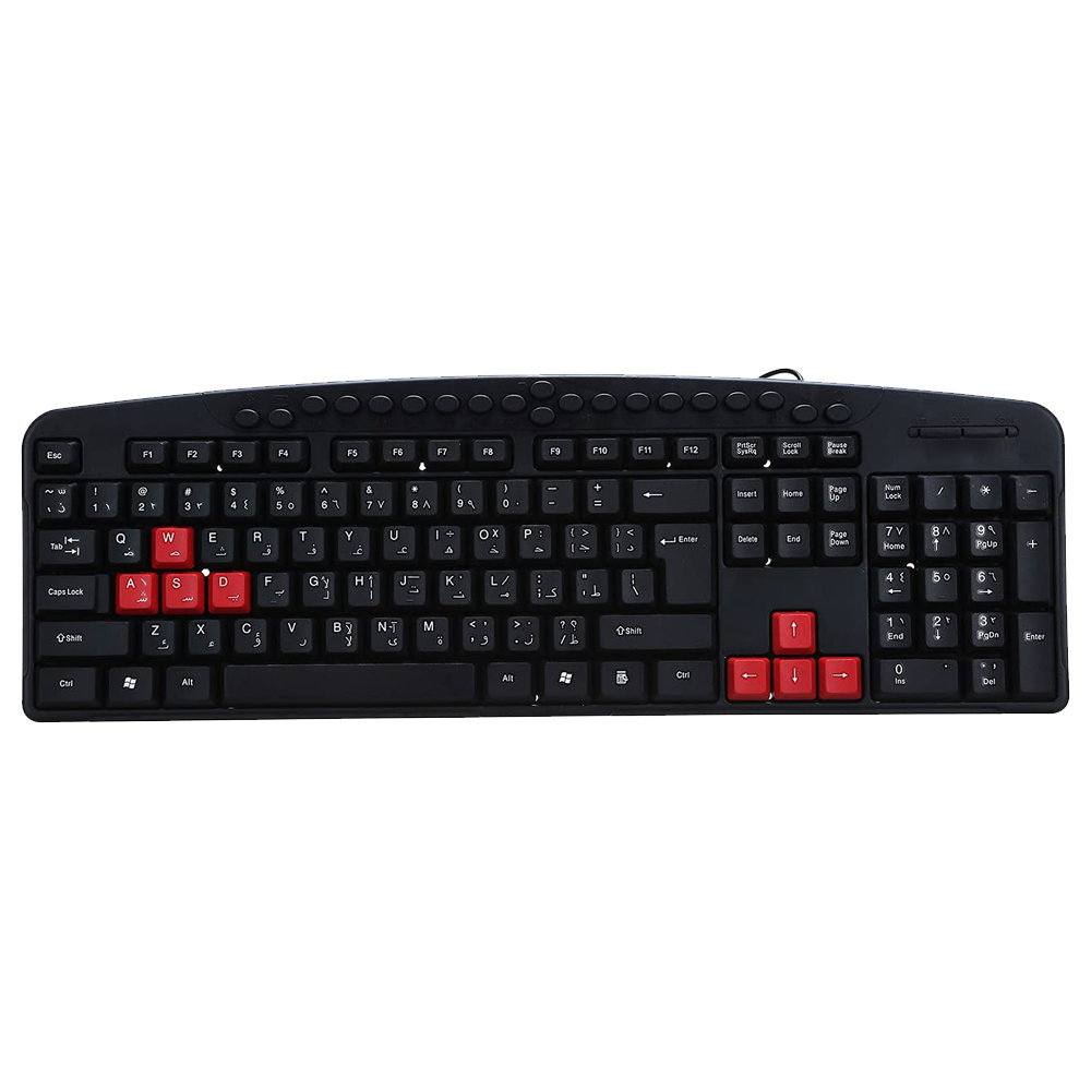 Gamma K-16 Wired Multimedia Keyboard