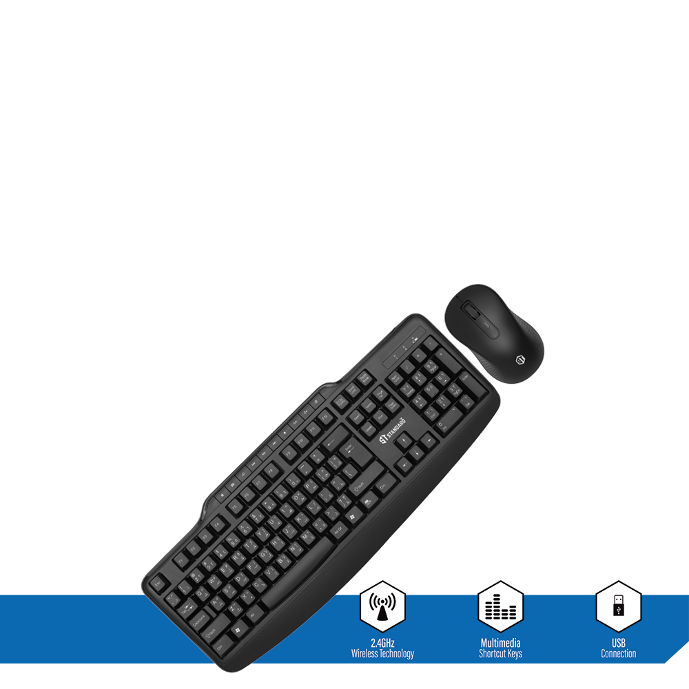 Keyboard + Mouse Wireless Standard KCW-6000