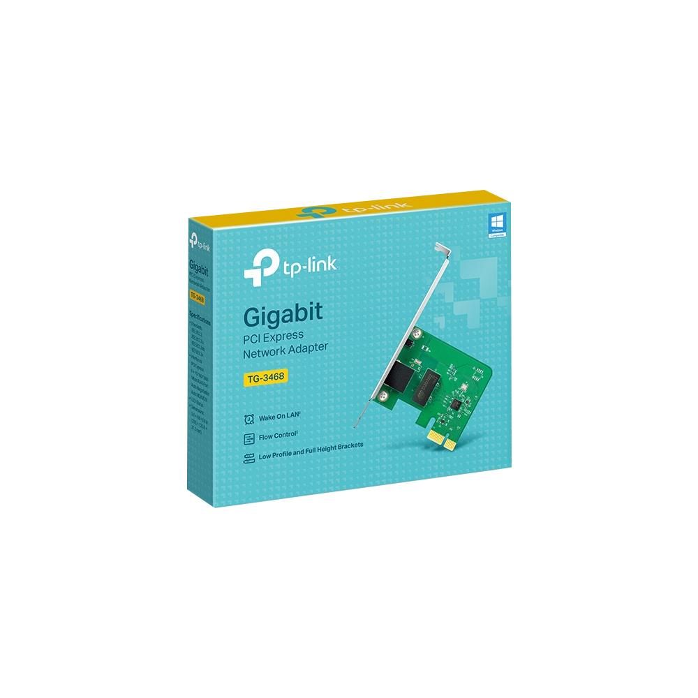 TP-Link TG-3468 Gigabit 10/100/1000Mbps PCI Express Network Adapter