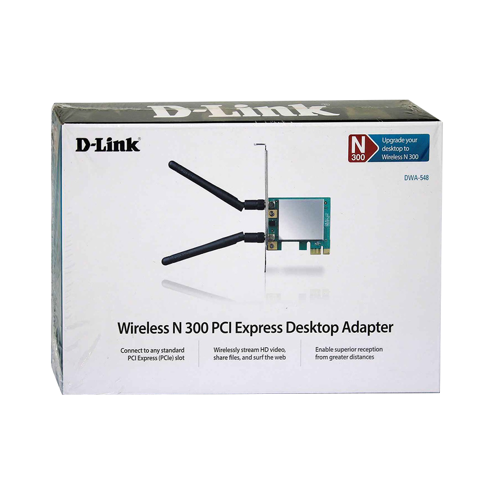 D-Link DWA-548 Wireless N300 PCI Express Desktop Adapter