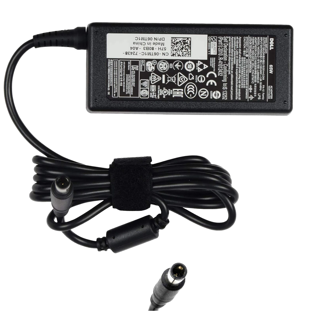 Charger Laptop Dell 19.5V 3.34A (7.4X5.0)