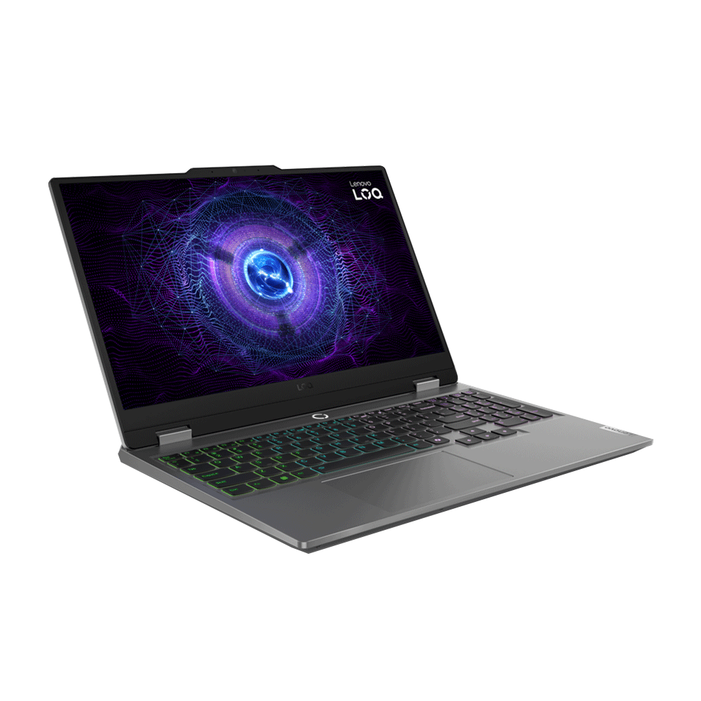 Laptop Lenovo LOQ 15IAX9 (I5/12450HX - 16G DDR5 - 512G M.2 NVMe - Nvidia RTX2050 4G DDR6 -15.6 Inch FHD IPS 144Hz - LOQ M100 RGB Mouse) - Grey