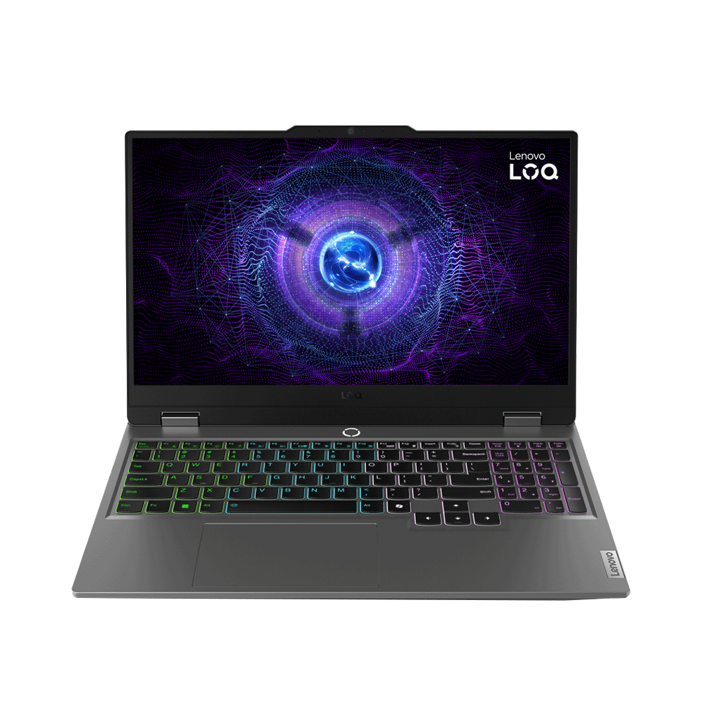 Laptop Lenovo LOQ 15IAX9 (I5/12450HX - 16G DDR5 - 512G M.2 NVMe - Nvidia RTX2050 4G DDR6 -15.6 Inch FHD IPS 144Hz - LOQ M100 RGB Mouse) - Grey