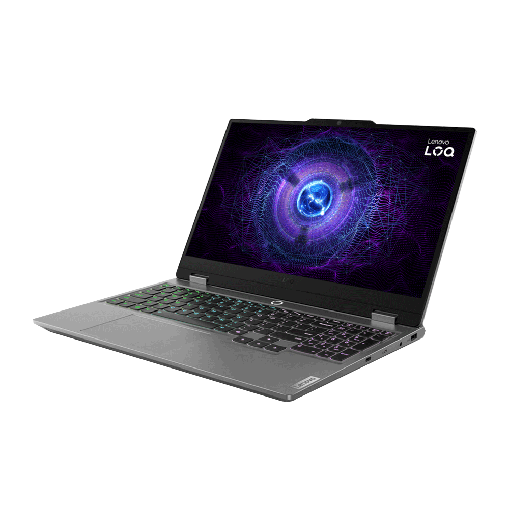 Laptop Lenovo LOQ 15IAX9 (I5/12450HX - 16G DDR5 - 512G M.2 NVMe - Nvidia RTX2050 4G DDR6 -15.6 Inch FHD IPS 144Hz - LOQ M100 RGB Mouse) - Grey