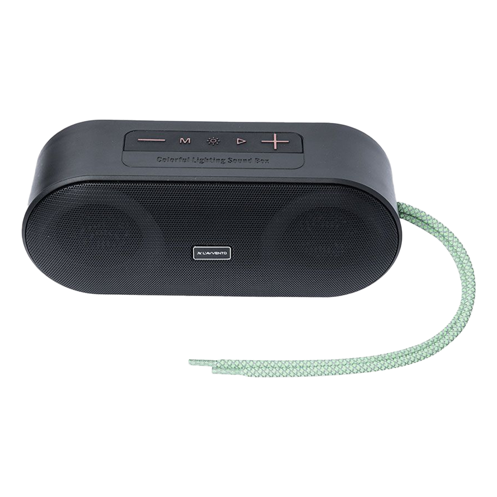 Lavvento SP315 RGB Waterproof Portable Bluetooth Speaker - Black