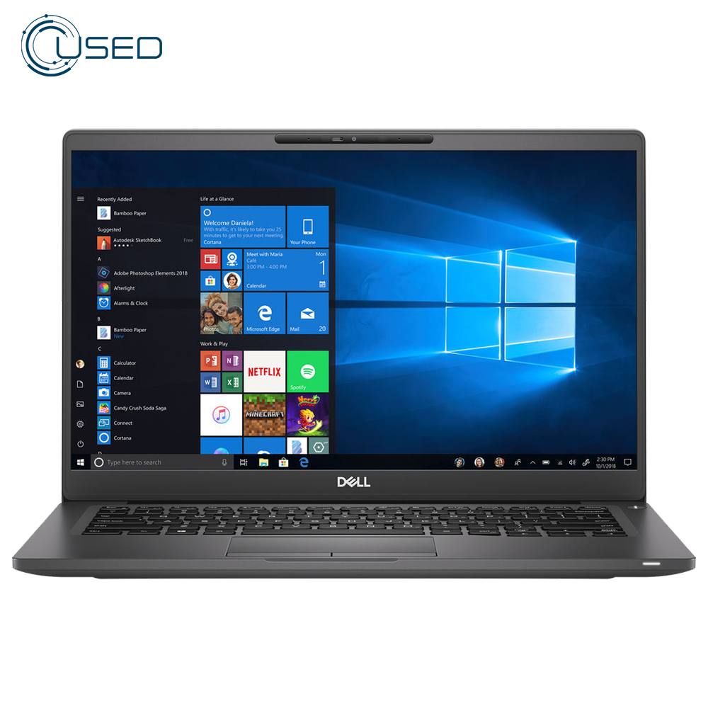 Laptop Used Dell Latitude 7400 (I5/8365U - 8G DDR4 - 256G M.2 NMVe - Intel UHD Graphics 620 - Cam - 14.0 Inch)