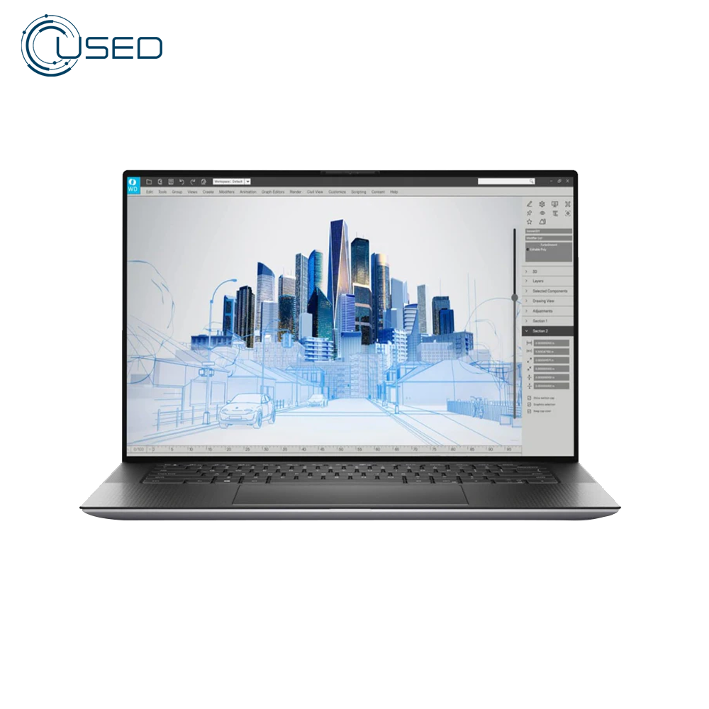 Laptop Used Dell Precision 5560 (I7/11850H - 16G DDR4 - 512g M.2 NVMe - Nvidia RTX A2000 4G DDR6 - Cam - 15.6 Inch)